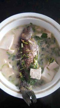 家常菜鲫鱼豆腐汤