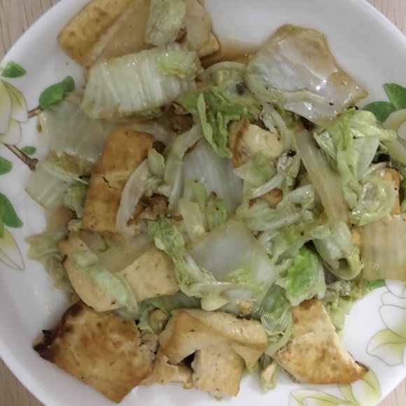 白菜炒豆腐