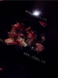 #爱美食#蒜薹炒腊肉做法图解4)