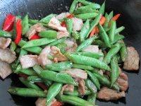 家常肉片芸豆