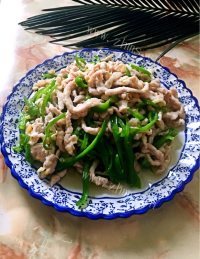 五味俱全的青椒肉丝做法图解10)