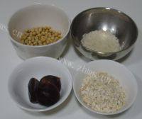 「经典美食」燕麦栗子糊做法图解1)