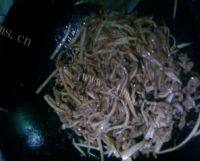 老爸做的茭白肉丝