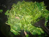 美味小炒（茼蒿炒肉）做法图解5)