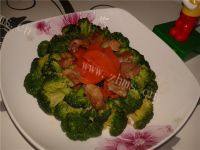 老爸做的西兰花炒肉片