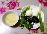 美味蒜泥双蛋拼盘做法图解1)
