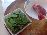 家常菜荷兰豆炒牛肉做法图解1)