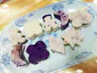 好吃的紫薯山药豆沙糕的做法图解八