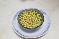 美味的绿豆豆浆做法图解3)