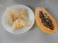 美味的银耳木瓜糖水做法图解1)