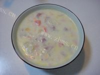 美味的土豆培根浓汤做法图解7)