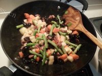 美味的牛肉焖饭做法图解6)