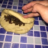 自制葡萄干司康做法图解5)