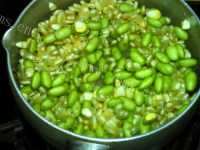 营养的青豆玉米浆的做法图解三