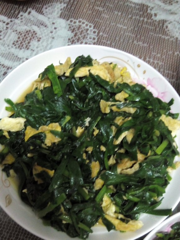 唇齿留香的韭菜炒鸡蛋