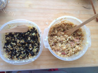 美味的翡翠白菜水饺做法图解5)