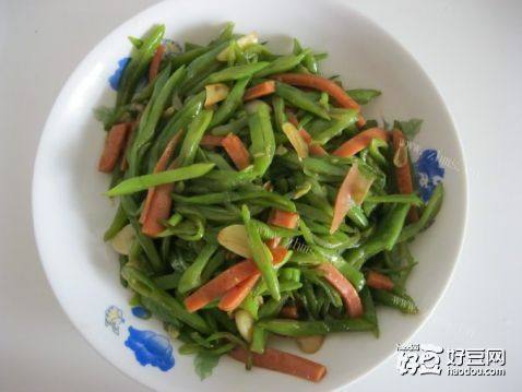 豆角丝炒火腿