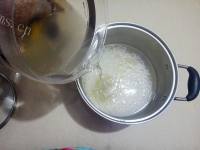 生菜鸡肉粥做法图解3)