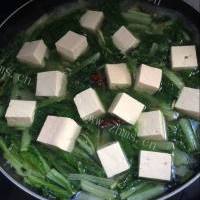香飘十里的小白菜炖豆腐的做法图解八