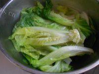 鲜香的白灼生菜做法图解6)