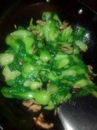 家常菜香菇青菜做法图解7)