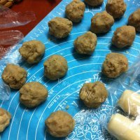 好吃的板栗饼做法图解7)