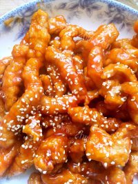 香飘十里的糖醋里脊做法图解8)