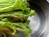 喷香的蚝油生菜做法图解3)