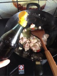 鸡肉煸酱香豆角做法图解5)