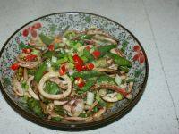 家常菜青椒炒鱿鱼