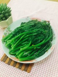 独特的白灼菜心做法图解4)