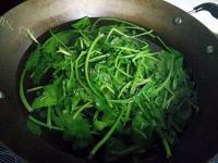 家常菜菠菜拌粉丝做法图解3)