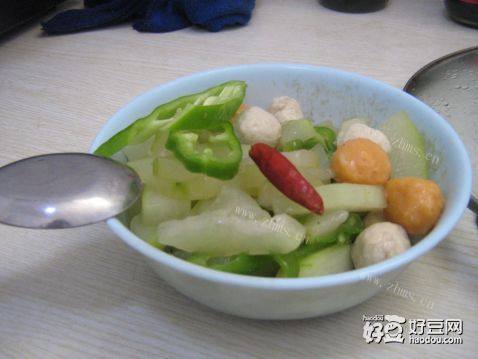 冬瓜烧鱼丸
