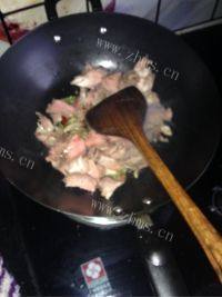 家常菜荷兰豆炒牛肉做法图解4)