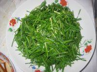 秀色可餐的韭菜炒豆腐干做法图解1)