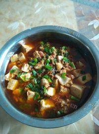 家常肉沫豆腐做法图解1)