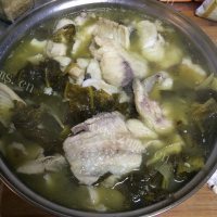 美味的酸菜鱼做法图解11)