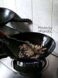 家常菜西兰花炒肉丝做法图解6)