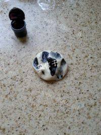 美味的熊猫豆沙包做法图解3)