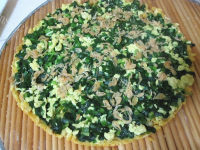 自制韭菜鸡蛋糊饼