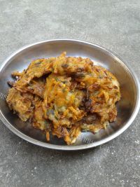 可口的红萝卜虾仁肉饼做法图解6)