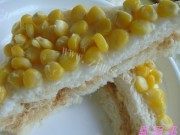口感不错的玉米肉松三文治