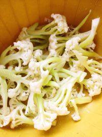 家常菜茄汁花菜做法图解2)