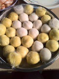 自己做的香煎粘豆包做法图解2)