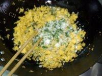 自己做的韭菜鸡蛋糊饼做法图解9)