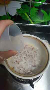 美味的腊肉煲仔饭做法图解4)
