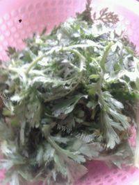 家常菜凉拌茼蒿做法图解1)
