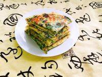 香菜鸡蛋煎饼做法图解10)