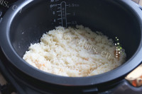 简单的电饭锅版芒果糯米饭做法图解9)