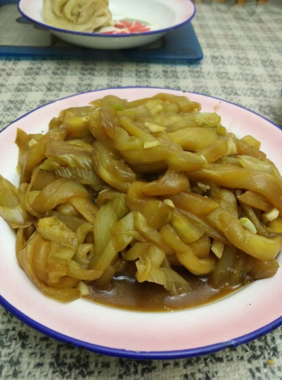 家常炒茄条